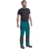 Pantaloni de lucru Carl, tercot 235g/mp, verde / negru