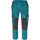 Pantaloni de lucru vara Max, bumbac 200g/mp, albastru petrol / negru Pantaloni de lucru vara Max, bumbac 200g/mp, albastru petrol / negru