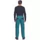 Pantaloni de lucru vara Max, bumbac 200g/mp, albastru petrol / negru Pantaloni de lucru vara Max, bumbac 200g/mp, albastru petrol / negru