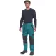 Pantaloni de lucru vara Max, bumbac 200g/mp, albastru petrol / negru Pantaloni de lucru vara Max, bumbac 200g/mp, albastru petrol / negru