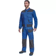 Jacheta de lucru din bumbac, Hans, 235g/mp, albastru / gri antracit Jacheta de lucru din bumbac, Hans, 235g/mp, albastru / gri antracit