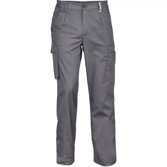 Pantaloni de lucru subtiri Alzira, tercot 195/m2, gri Pantaloni de lucru subtiri Alzira, tercot 195/m2, gri