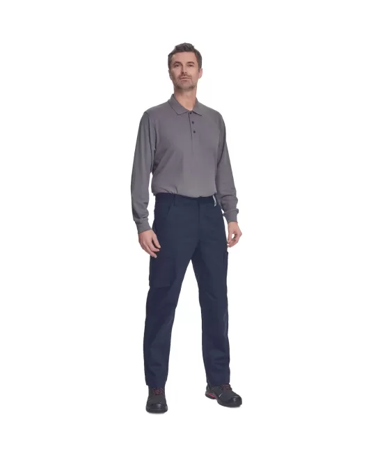 Pantaloni de lucru subtiri Alzira, tercot 195/m2, bleumarin