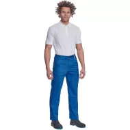 Pantaloni de lucru subtiri  Alzira, tercot 195/m2, albastru