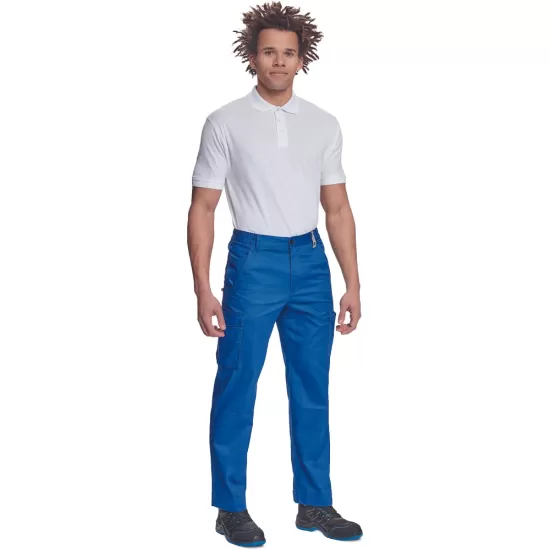 Pantaloni de lucru subtiri Alzira, tercot 195/m2, albastru Pantaloni de lucru subtiri Alzira, tercot 195/m2, albastru