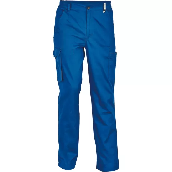 Pantaloni de lucru subtiri Alzira, tercot 195/m2, albastru Pantaloni de lucru subtiri Alzira, tercot 195/m2, albastru