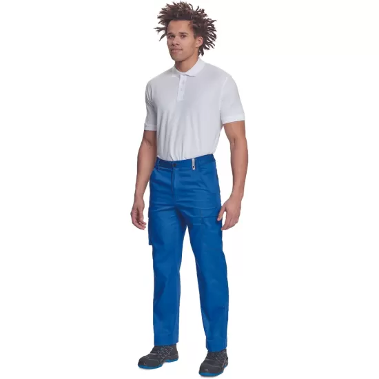 Pantaloni de lucru subtiri Alzira, tercot 195/m2, albastru Pantaloni de lucru subtiri Alzira, tercot 195/m2, albastru