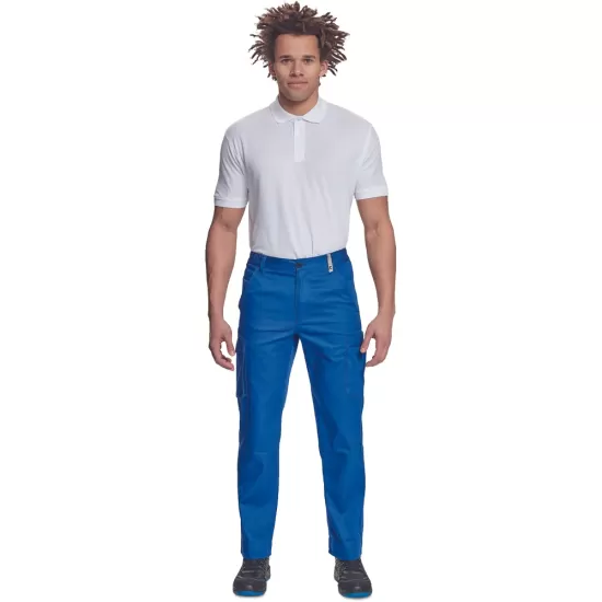 Pantaloni de lucru subtiri Alzira, tercot 195/m2, albastru Pantaloni de lucru subtiri Alzira, tercot 195/m2, albastru