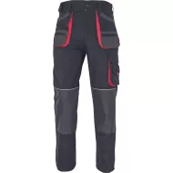 Pantaloni de lucru  bumbac, Hans, 235g/mp, negru / gri antracit