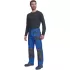 Pantaloni de lucru bumbac, Hans, 235g/mp, albastru / gri antracit