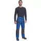Pantaloni de lucru bumbac, Hans, 235g/mp, albastru / gri antracit Pantaloni de lucru bumbac, Hans, 235g/mp, albastru / gri antracit