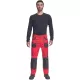 Pantaloni de lucru bumbac, Hans, 235g/mp, rosu / gri antracit Pantaloni de lucru bumbac, Hans, 235g/mp, rosu / gri antracit