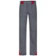 Pantaloni de lucru Ares bumbac, gri cu rosu