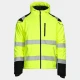 Jacheta softshell de iarna HiVis, galben-negru