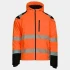 Jacheta softshell de iarna HiVis, portocaliu-negru