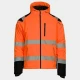 Jacheta softshell de iarna HiVis, portocaliu-negru