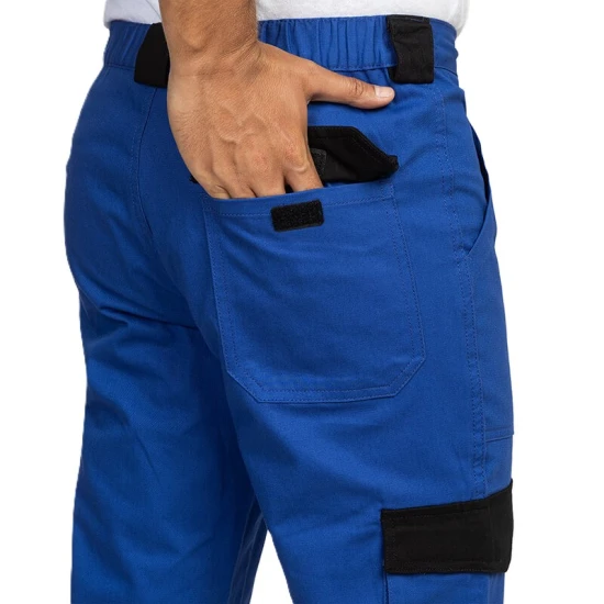 Pantaloni Ares bumbac, 240g/m2, verde cu negru