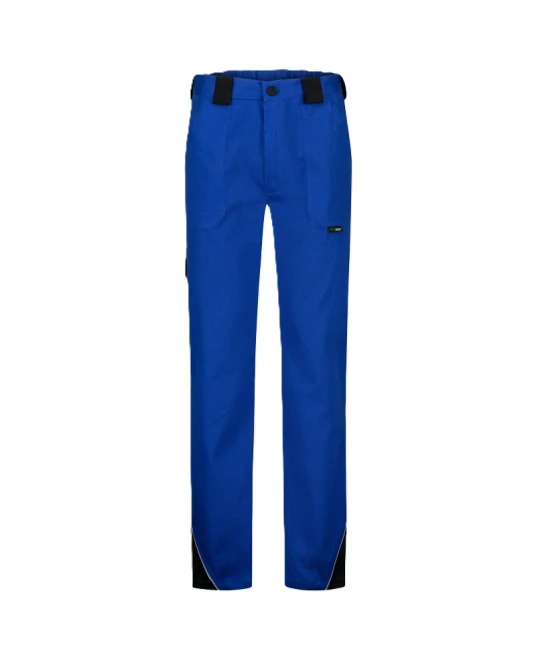 Pantaloni Ares bumbac, 240g/m2, albastru cu negru