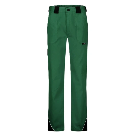 Pantaloni Ares bumbac, 240g/m2, verde cu negru