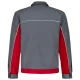 Jacheta de lucru Ares bumbac, 240g/m2, gri-rosu