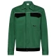 Jacheta de lucru Ares bumbac, 240g/m2, verde cu negru