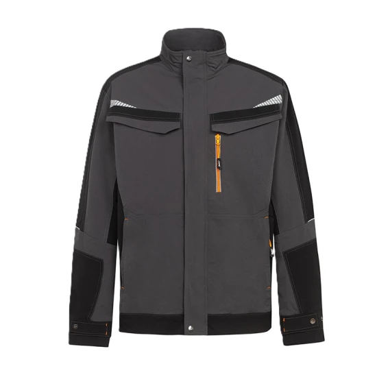 Jacheta de lucru premium stretch Vektor, 10% elastan, gri