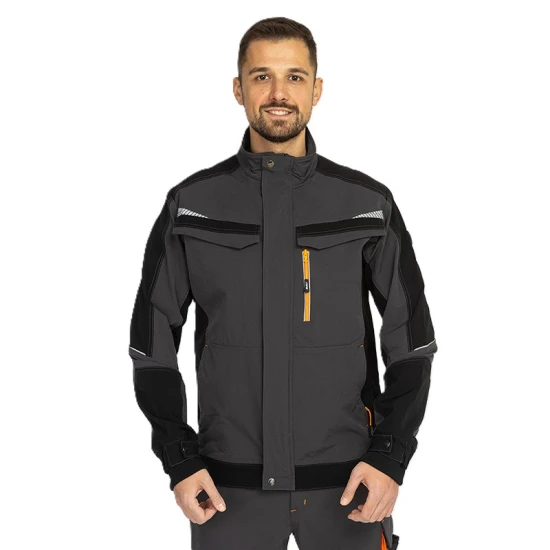 Jacheta de lucru premium stretch Vektor, 10% elastan, gri