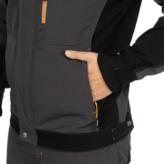 Jacheta de lucru premium stretch Vektor, 10% elastan, gri