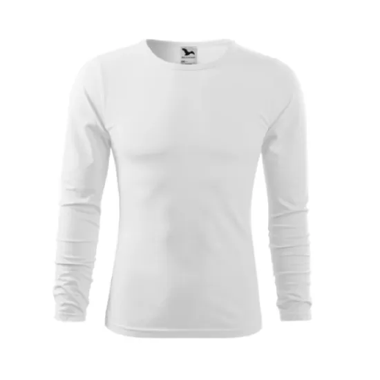 Tricou slimfit maneca lunga barbati, bumbac 160g/m2 LS 119 Malfini, Alb Tricou slimfit maneca lunga barbati, bumbac 160g/m2 LS 119 Malfini, Alb