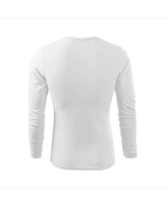 Tricou slimfit maneca lunga barbati, bumbac 160g/m2 LS 119 Malfini, Alb Tricou slimfit maneca lunga barbati, bumbac 160g/m2 LS 119 Malfini, Alb