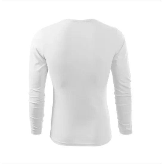 Tricou slimfit maneca lunga barbati, bumbac 160g/m2 LS 119 Malfini, Alb Tricou slimfit maneca lunga barbati, bumbac 160g/m2 LS 119 Malfini, Alb