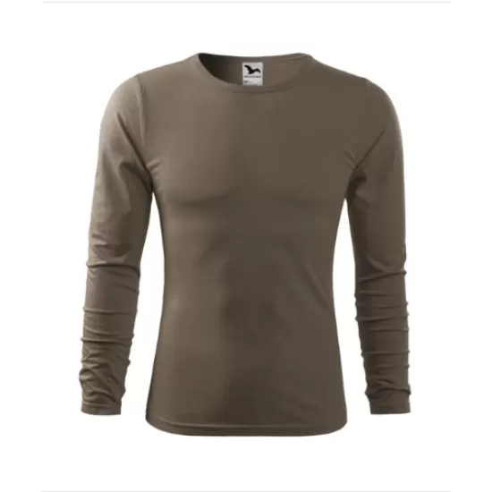 Tricou slimfit maneca lunga barbati, bumbac 160g/m2 LS 119 Malfini, Army Tricou slimfit maneca lunga barbati, bumbac 160g/m2 LS 119 Malfini, Army