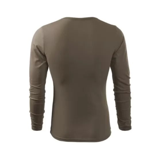 Tricou slimfit maneca lunga barbati, bumbac 160g/m2 LS 119 Malfini, Army Tricou slimfit maneca lunga barbati, bumbac 160g/m2 LS 119 Malfini, Army