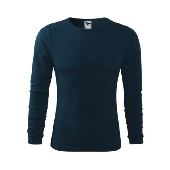Tricou slimfit maneca lunga barbati, bumbac 160g/m2 LS 119 Malfini, Bleumarin Tricou slimfit maneca lunga barbati, bumbac 160g/m2 LS 119 Malfini, Bleumarin