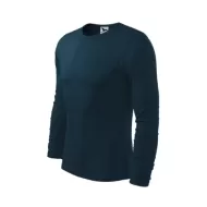 Tricou slimfit maneca lunga barbati, bumbac 160g/m2 LS 119 Malfini, Bleumarin