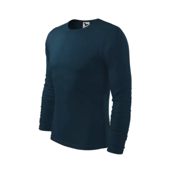 Tricou slimfit maneca lunga barbati, bumbac 160g/m2 LS 119 Malfini, Bleumarin Tricou slimfit maneca lunga barbati, bumbac 160g/m2 LS 119 Malfini, Bleumarin