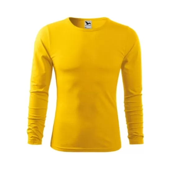 Tricou slimfit maneca lunga barbati, bumbac 160g/m2 LS 119 Malfini, Galben Tricou slimfit maneca lunga barbati, bumbac 160g/m2 LS 119 Malfini, Galben