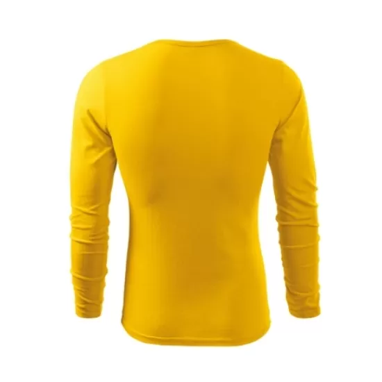 Tricou slimfit maneca lunga barbati, bumbac 160g/m2 LS 119 Malfini, Galben Tricou slimfit maneca lunga barbati, bumbac 160g/m2 LS 119 Malfini, Galben