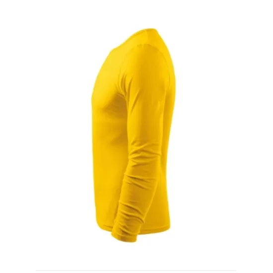 Tricou slimfit maneca lunga barbati, bumbac 160g/m2 LS 119 Malfini, Galben Tricou slimfit maneca lunga barbati, bumbac 160g/m2 LS 119 Malfini, Galben
