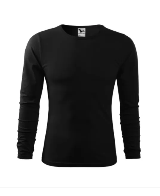 Tricou slimfit maneca lunga barbati, bumbac 160g/m2 LS 119 Malfini, Negru Tricou slimfit maneca lunga barbati, bumbac 160g/m2 LS 119 Malfini, Negru