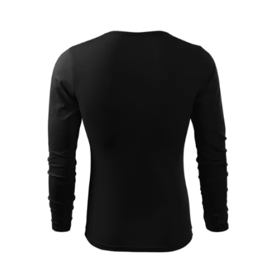 Tricou slimfit maneca lunga barbati, bumbac 160g/m2 LS 119 Malfini, Negru Tricou slimfit maneca lunga barbati, bumbac 160g/m2 LS 119 Malfini, Negru
