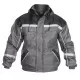 Costum vatuit cu dungi reflectorizante (salopeta cu pieptar si jacheta), gri Costum vatuit cu dungi reflectorizante (salopeta cu pieptar si jacheta), gri