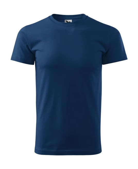 Tricou premium bumbac 160g/m2 , finisaj cu silicon, Malfini Basic 129 Bleumarin deschis
