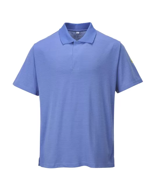 Tricou polo ESD antistatic,195g/m2, Albastru Tricou polo ESD antistatic,195g/m2, Albastru
