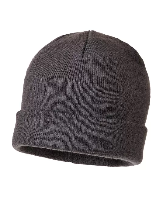 Caciula tricotata de iarna, captuseala insulatex, culori diverse [B013] Gri