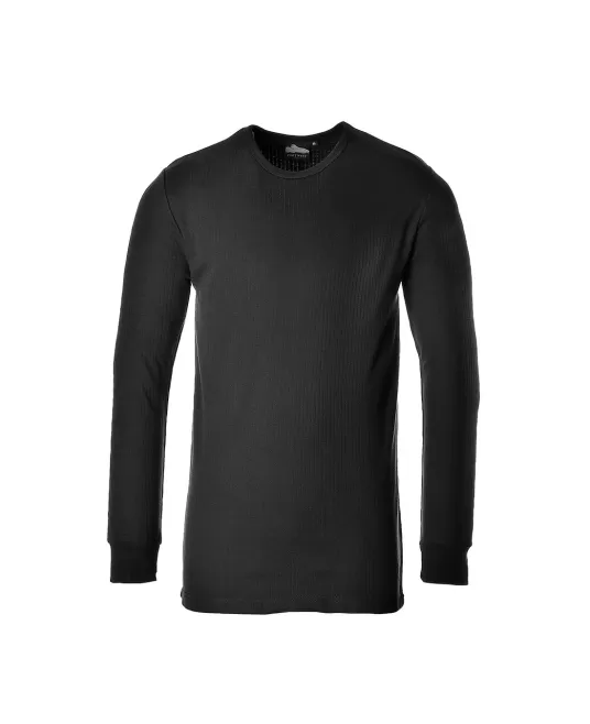 Tricou termic cu maneca lunga, protectie la frig, 200g/m2 [B123] Negru