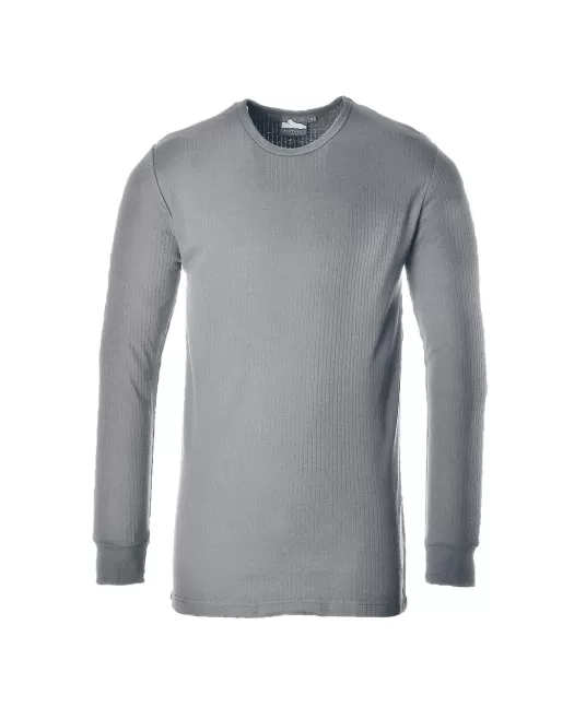 Tricou termic cu maneca lunga, protectie la frig, 200g/m2 [B123] Gri