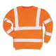 Hanorac reflectorizant cu maneca lunga, inalta vizibilitate, 300g/m2 [B303] Portocaliu