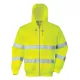 Hanorac reflectorizant cu fermoar si gluga, inalta vizibilitate [B305] Galben