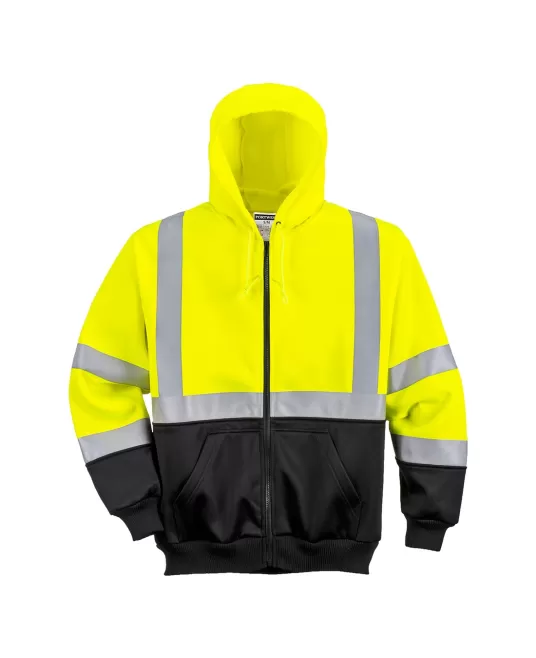 Hanorac HiVis ignifug si antistatica, Galben si negru